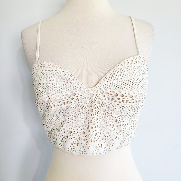 Dolce Vita Tops - DOLCE VITA laser cut bra top